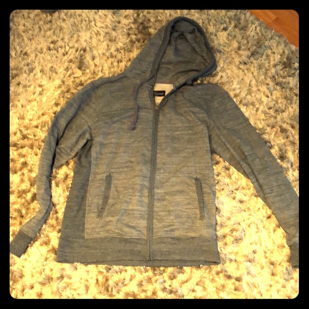 Blue hoodie